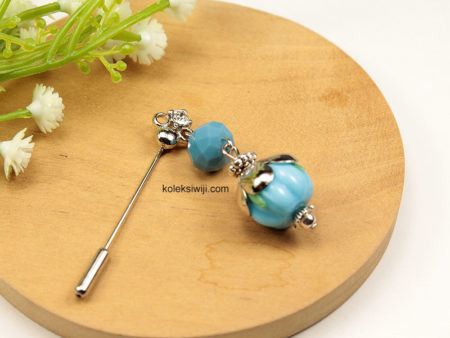Sansha Blue Beads Pins-026