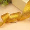 1 Roll Pita Glitter Kuning Emas 2,5 cm PT161