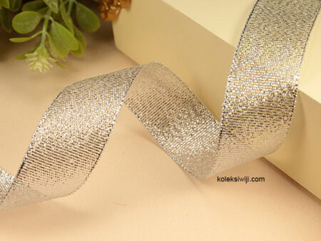 1 Roll Pita Glitter Silver 2,5 cm PT163